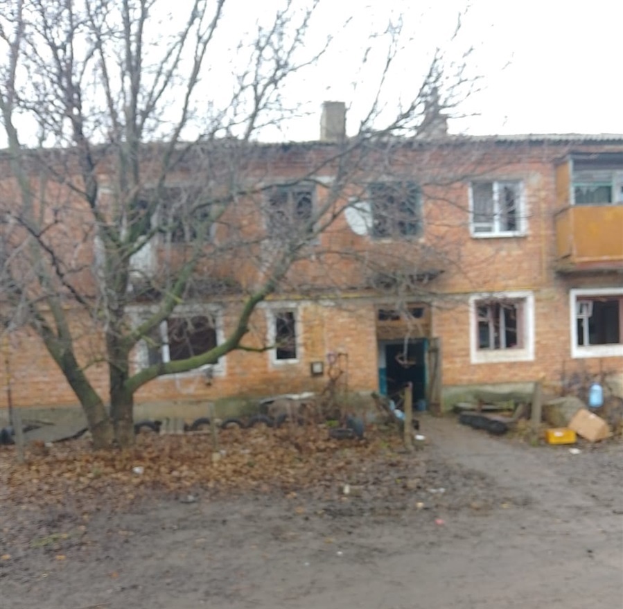 Наслідки обстрілу у Шевченківській громаді