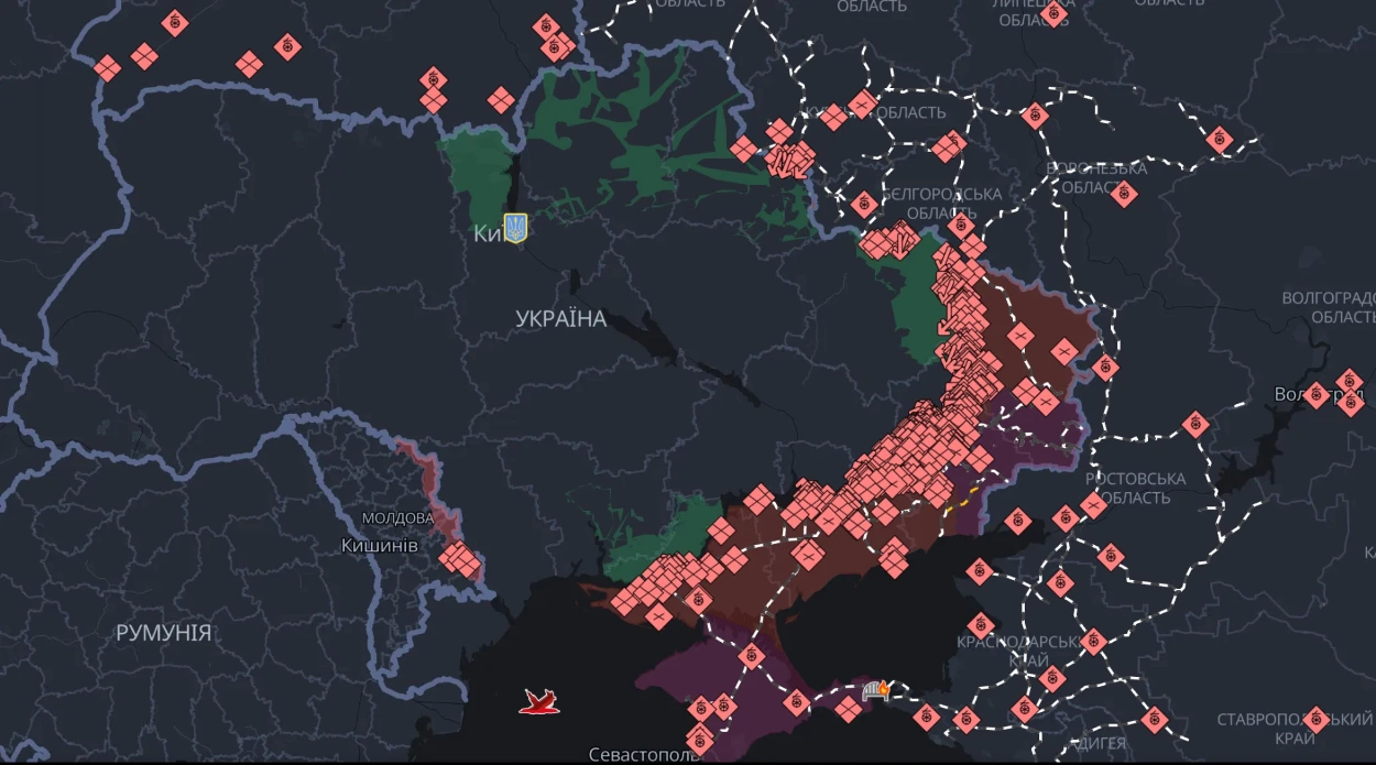 Карта бойових дій