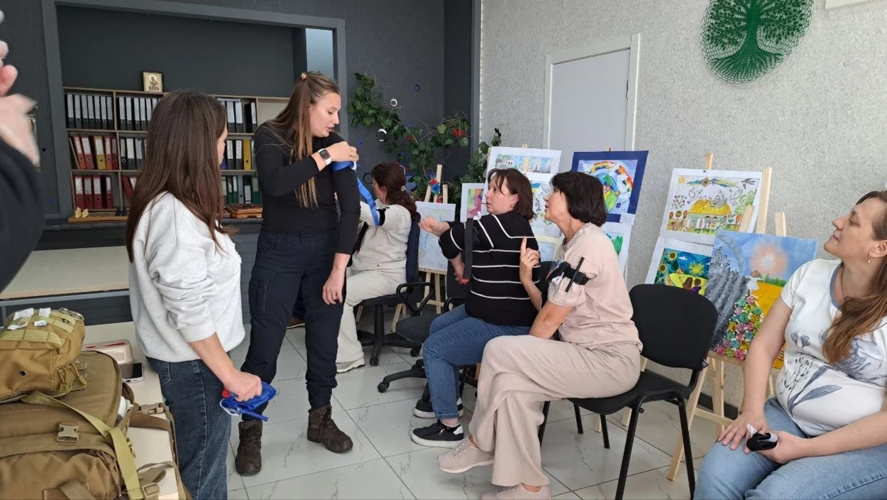 Працівники Петропавлівської громади навчалися базової домедичної допомоги