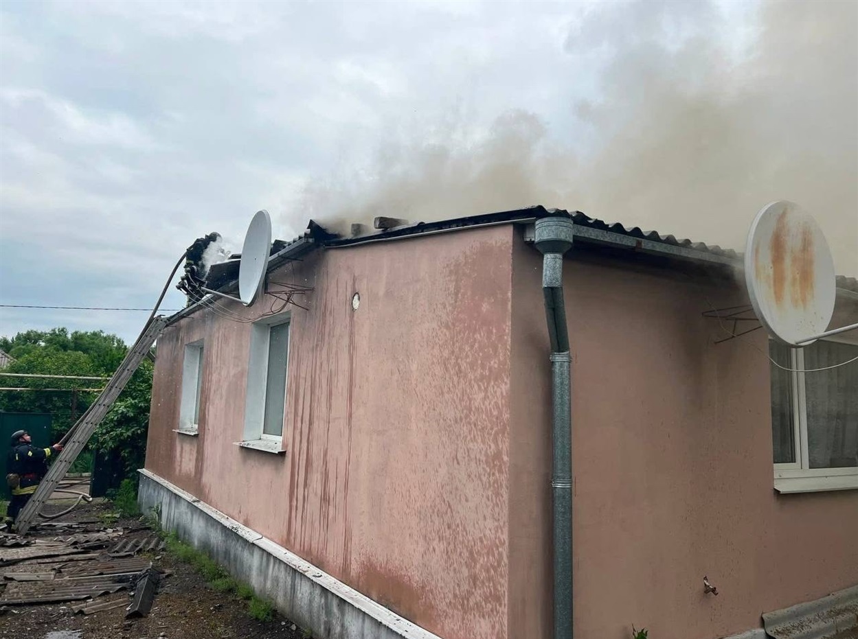Наслідки обстрілів селище Великий Бурлук