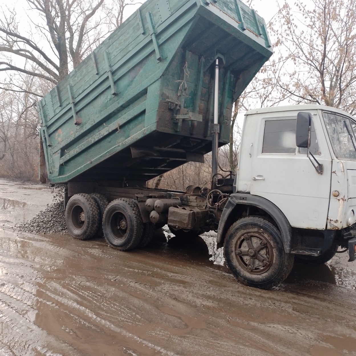 Ремонт дороги у Курилівській СТГ