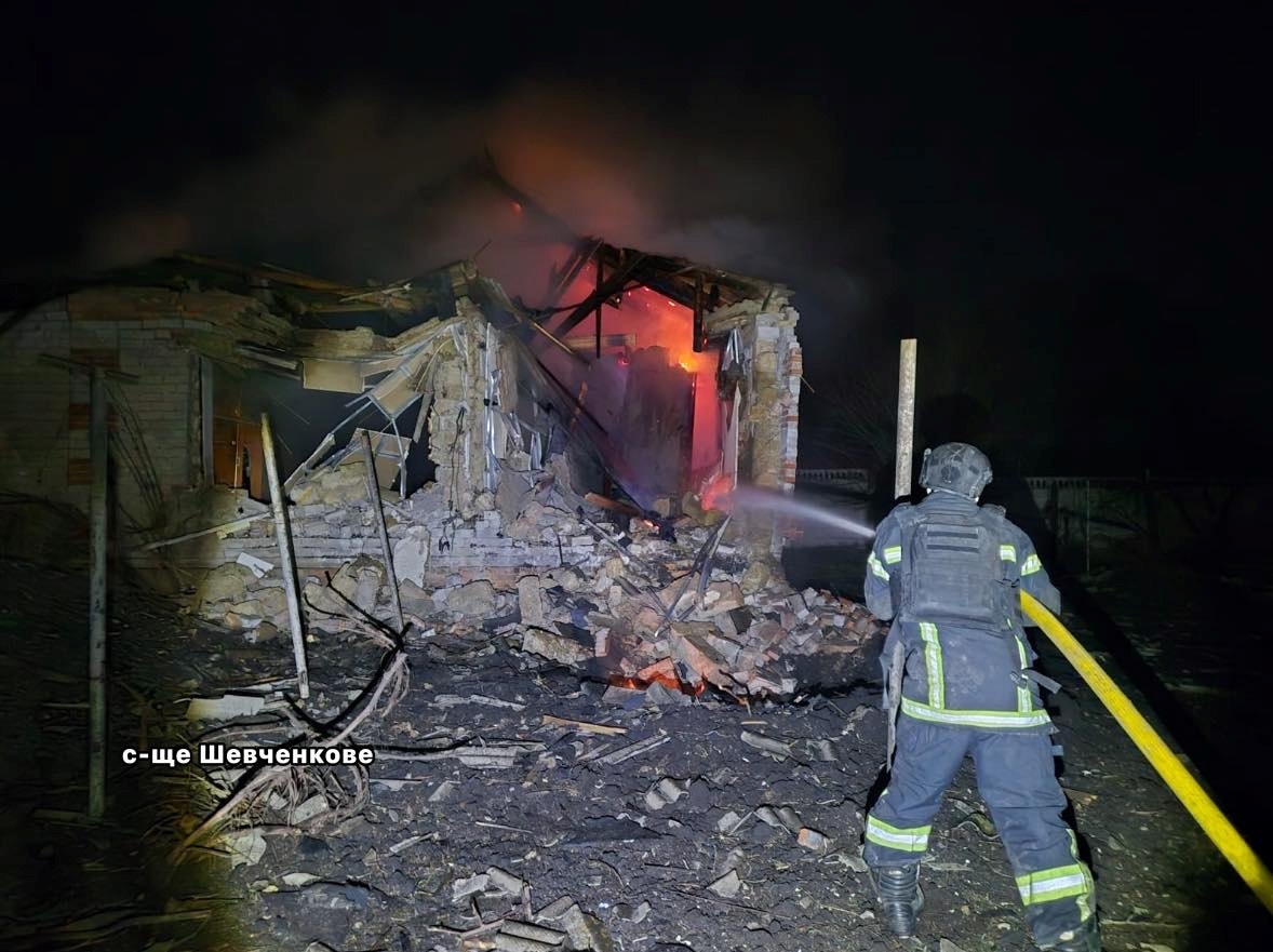 Наслішки обстрілу с-ща Шевченкове