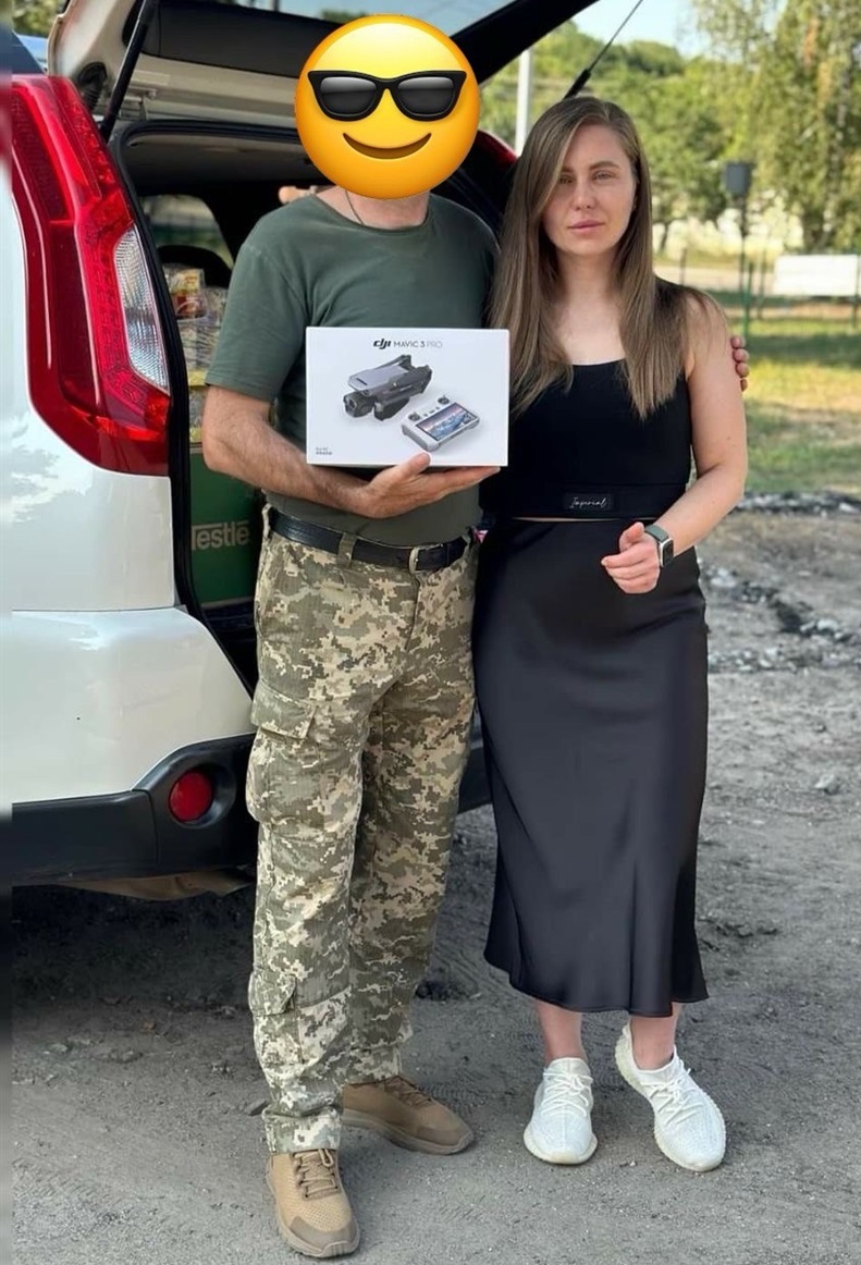 Волонтери з БО "Благодійний фонд "Серця незламних" придбали БпЛА для військових на Купʼянському напрямку