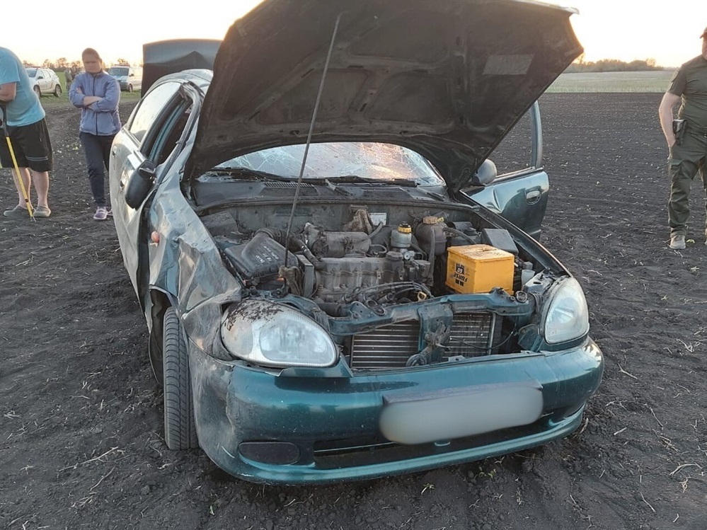 Авто яке потрапило у ДТП