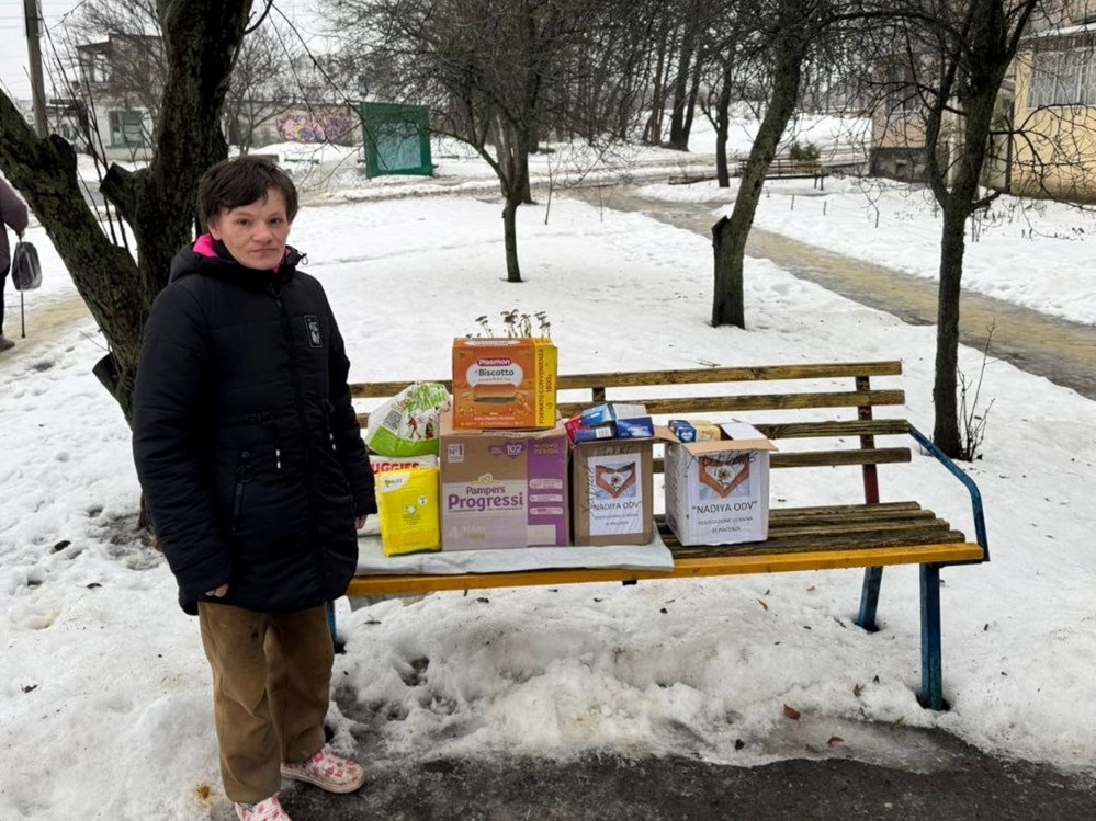 Гуманітарна допомога для ВПО з Петропавлівської громади від італійських волонтері