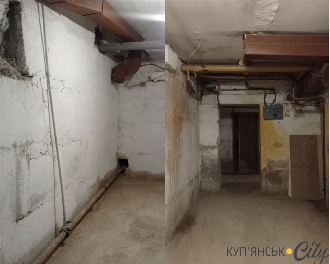 Укриття у дитячому садку на початку ремонтних робіт