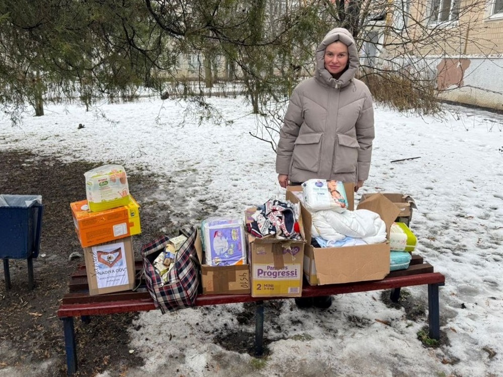 Гуманітарна допомога для ВПО з Петропавлівської громади від італійських волонтері