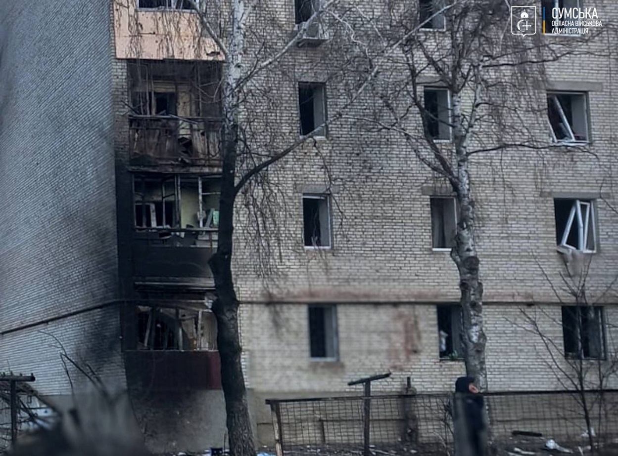 Наслідки обстрілів у Сумській області