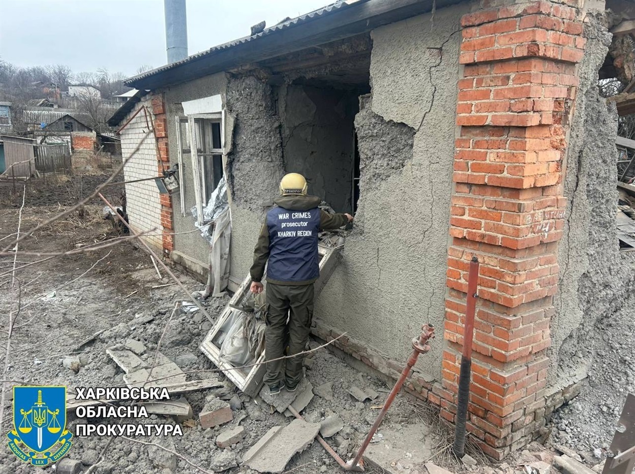 Наслідки обстрілу Купʼянська 