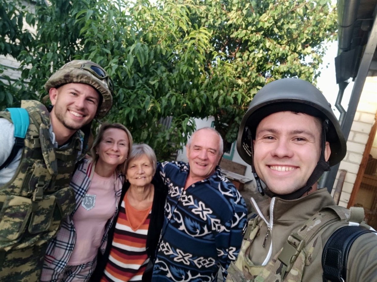 Ольга Гуня з родиною
