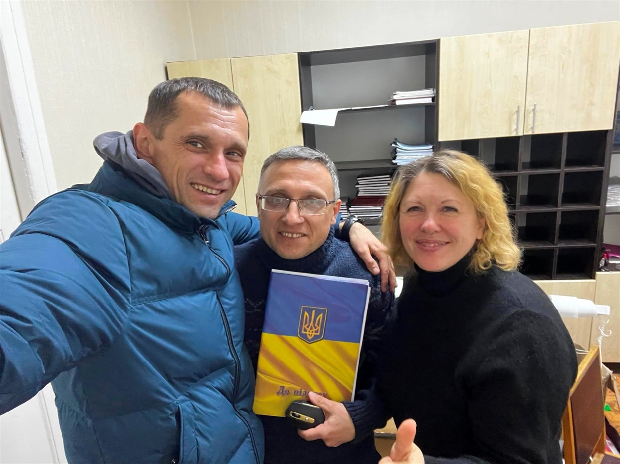 Волонтер у Шевченковому 