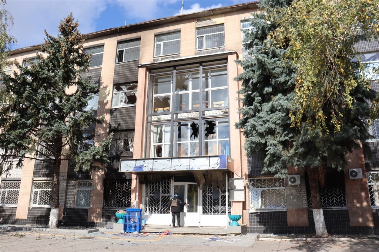 Будівля поліції місто Купʼянськ