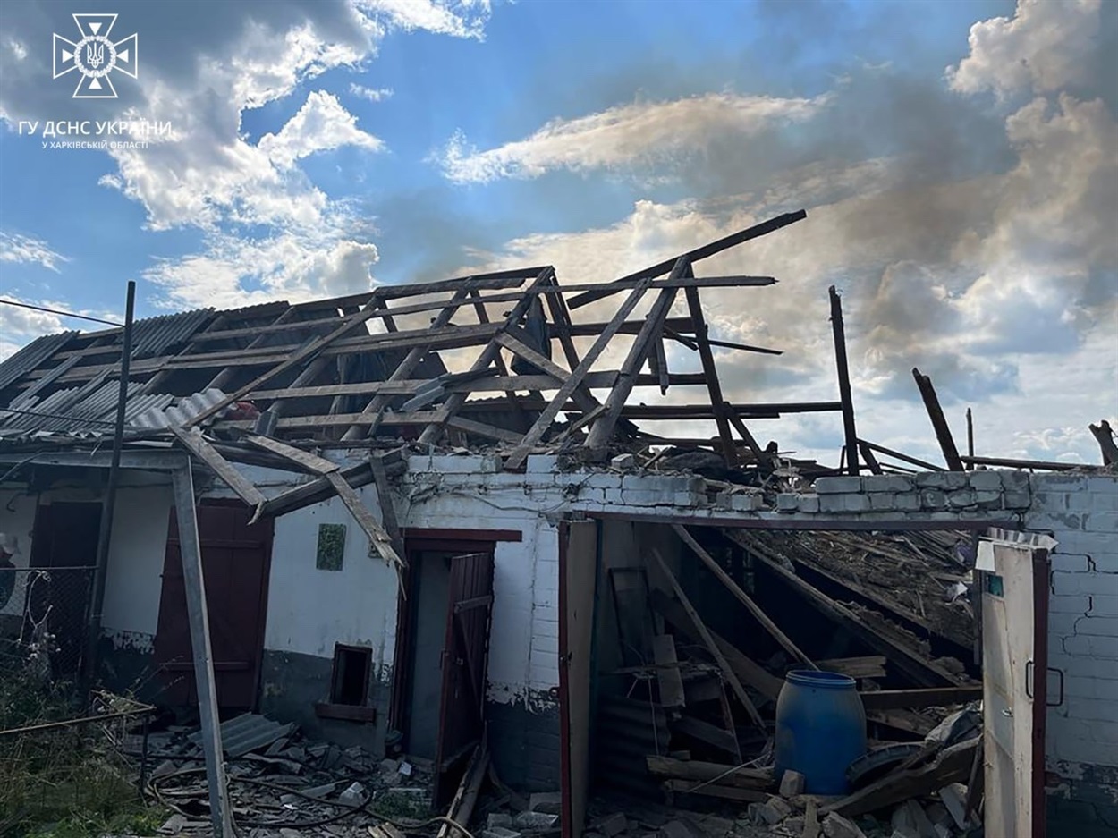 Пожежа внаслідок обстрілів