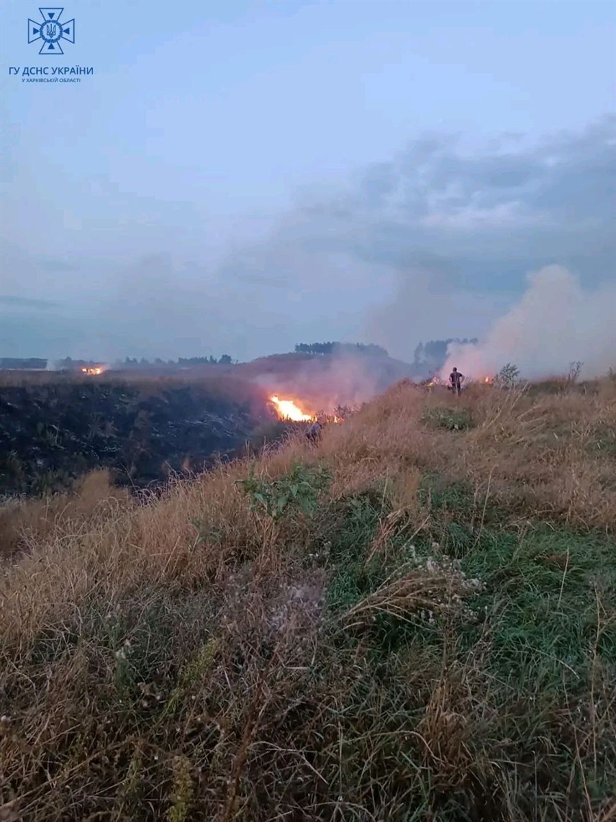 Пожежа внаслідок обстрілу