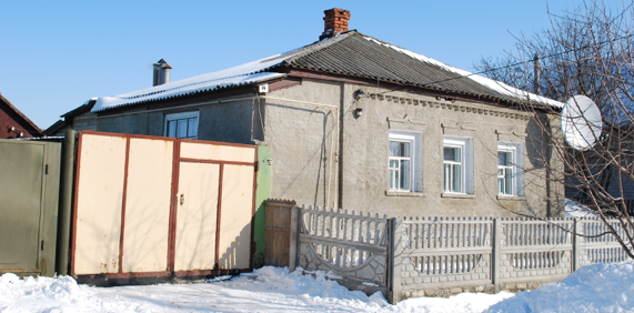 Будинок № 14 по вул.Загреблянській, в якому жила родина Оглобліних