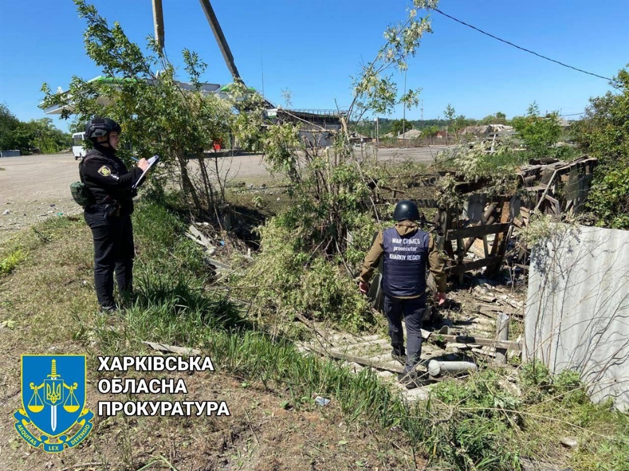 Фіксація наслідків обстрілу