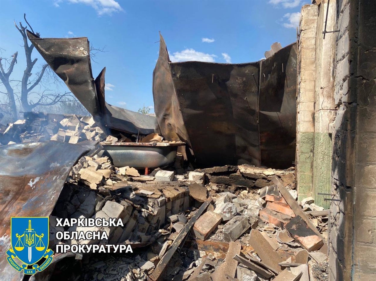 Наслідки обстрілу Петропавлівки