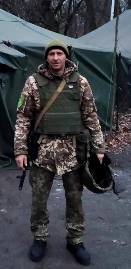 Володимир Країл під час несення служби