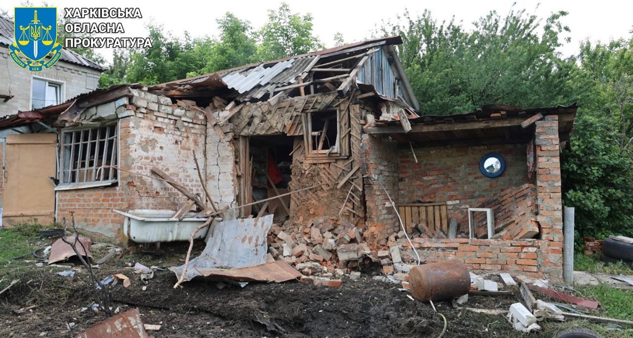 Наслідки обстрілу Купʼянська