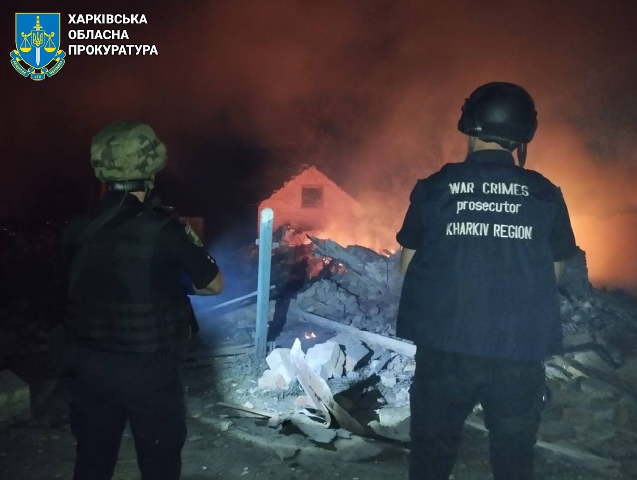 Наслідки обстрілу Приколотного