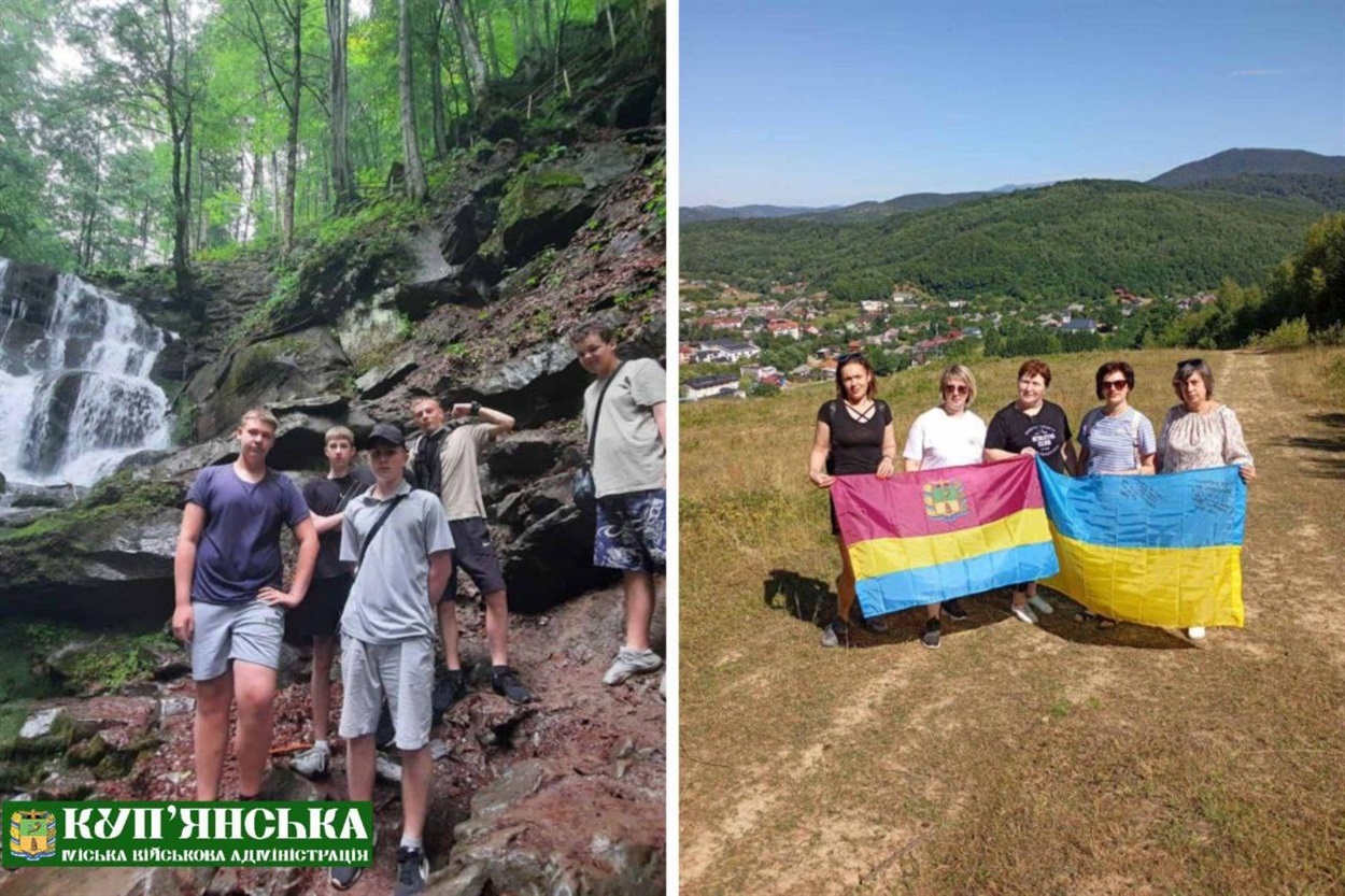 Діти з Купʼянської громади на відпочинку