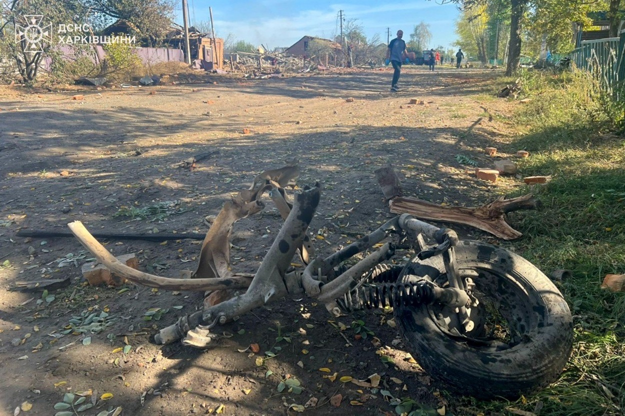 Наслідки ворожого обстрілу с.Шипувате