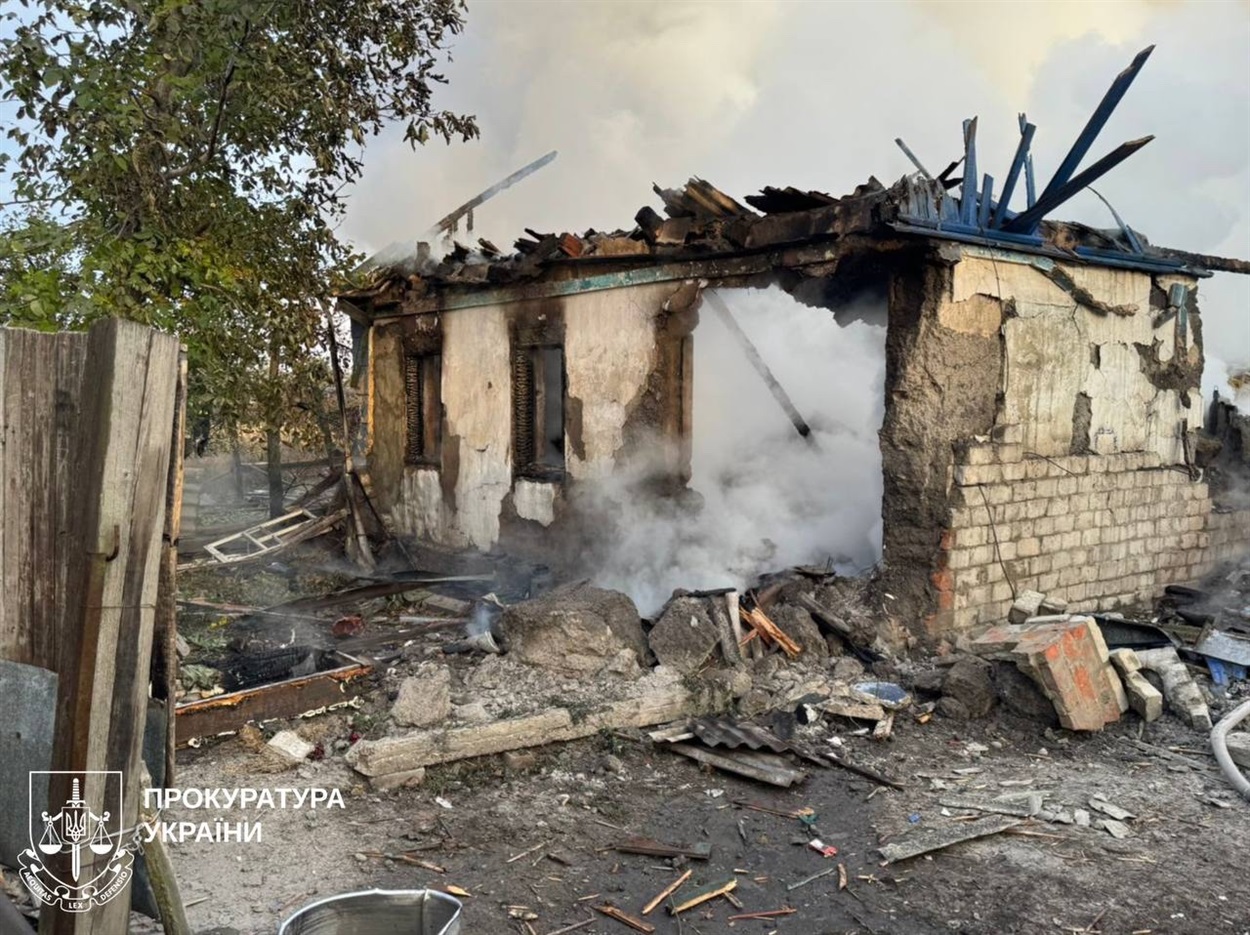 Наслідки обстрілу у Купʼянському районі