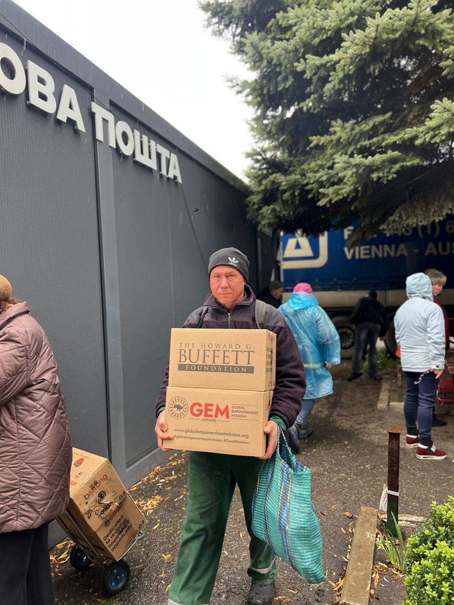 Отримання гуманітарної допомоги у Вільхуватській громаді