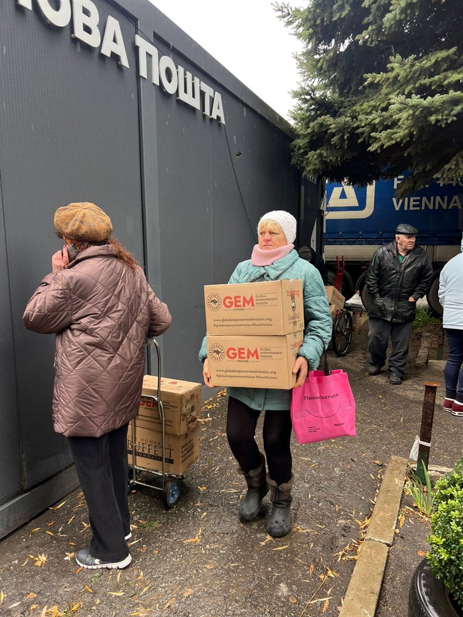 Отримання гуманітарної допомоги у Вільхуватській громаді