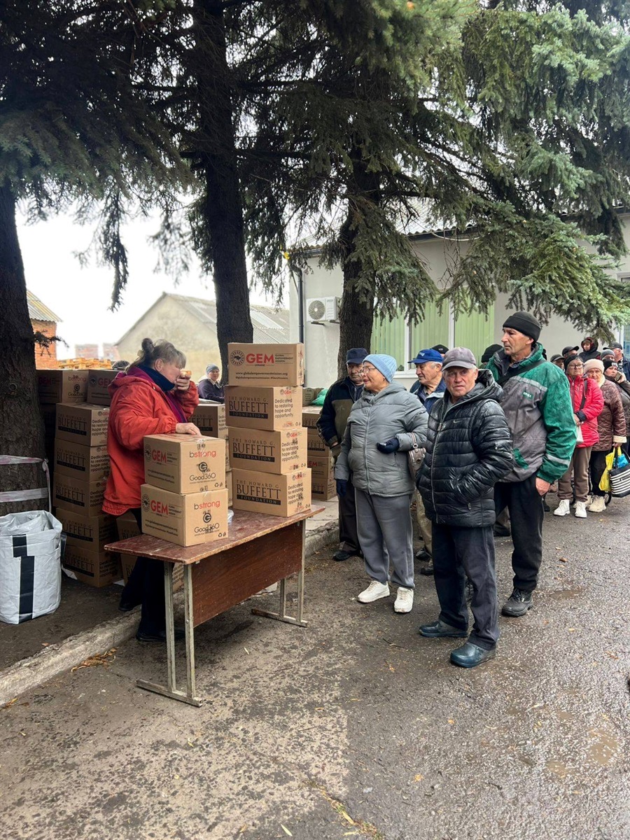 Отримання гуманітарної допомоги у Вільхуватській громаді