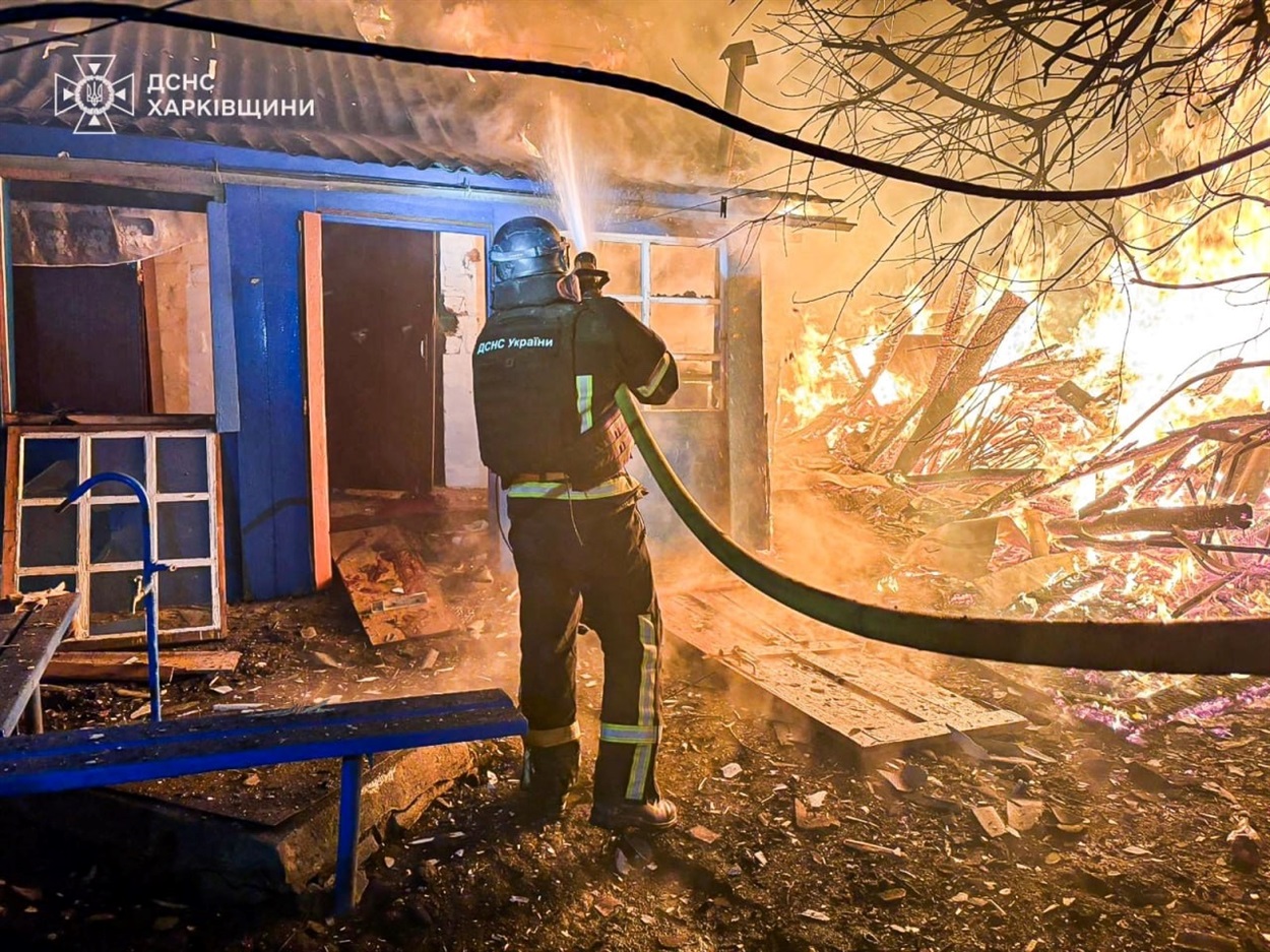 Насліки обстрілу Великого Бурлука
