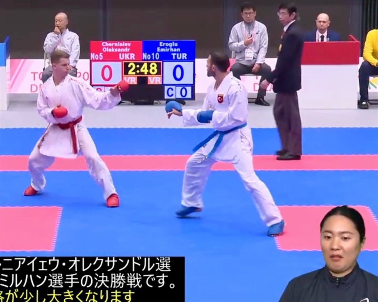 Олександр Черняєв під час змагань