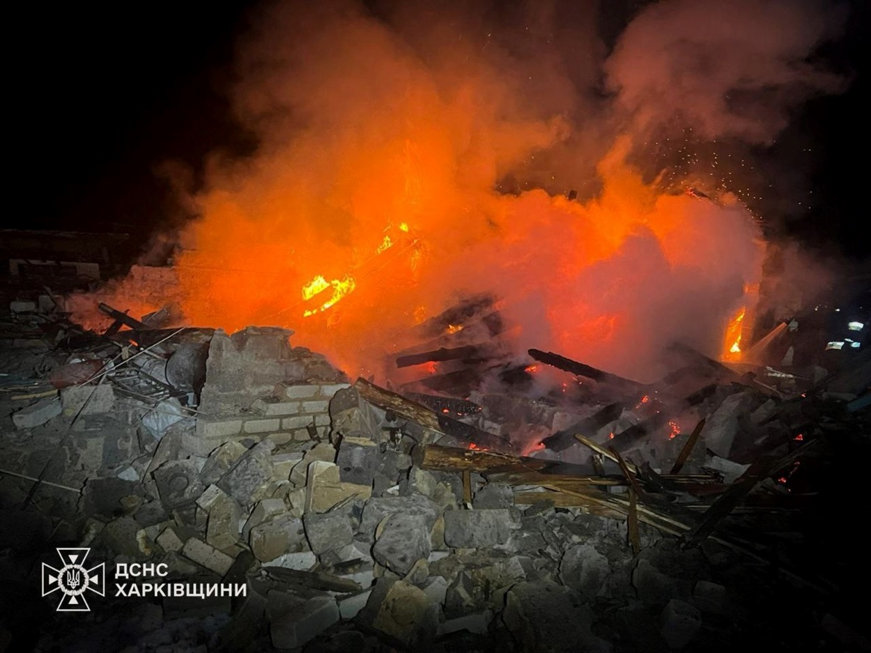Наслідки обстрілу у Купʼянському районі 13 січня