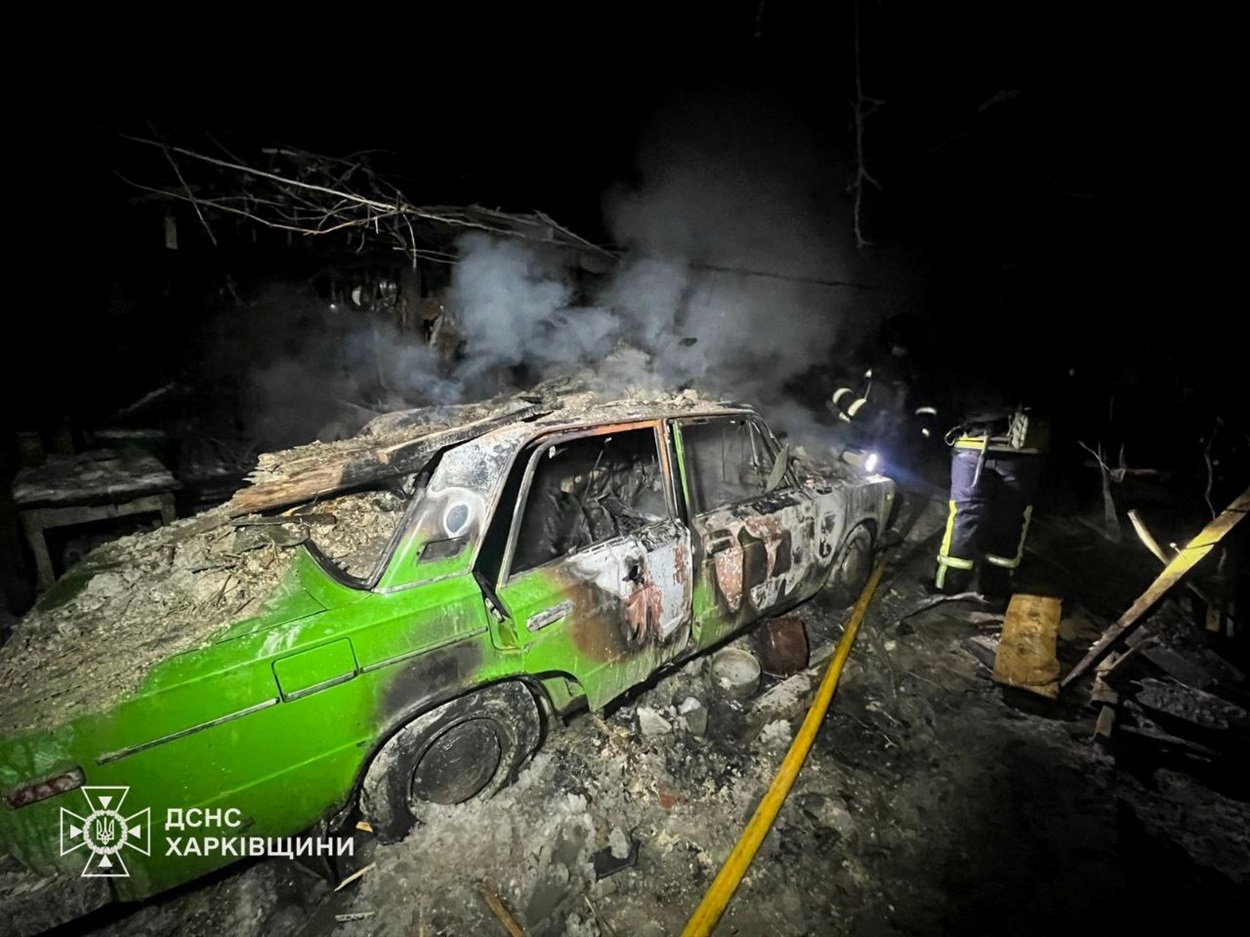 Наслідки обстрілу у Купʼянському районі 13 січня