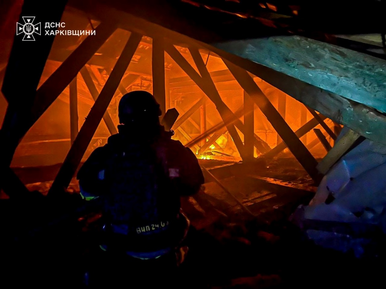 Ліквідація наслідків обстрілу у Великобурлуцькій громаді