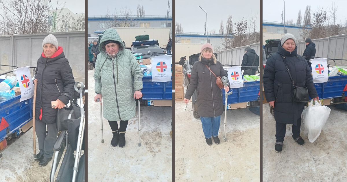Петропавлівці отримали реабілітаційні засоби від Ukrainian Medical Charity