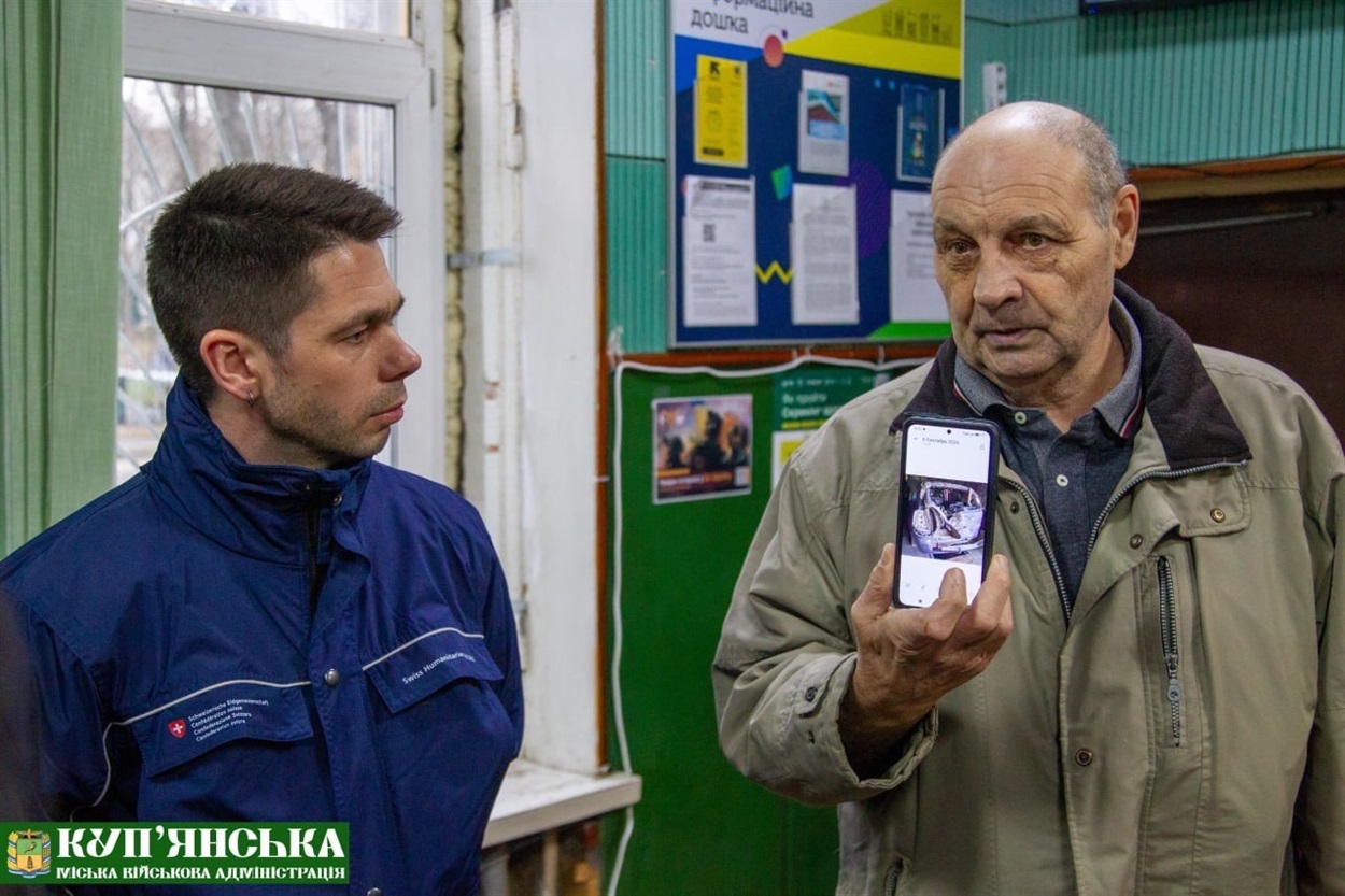 Міжнародні партнери відвідали Центр підтримки куп’янчан у Харкові