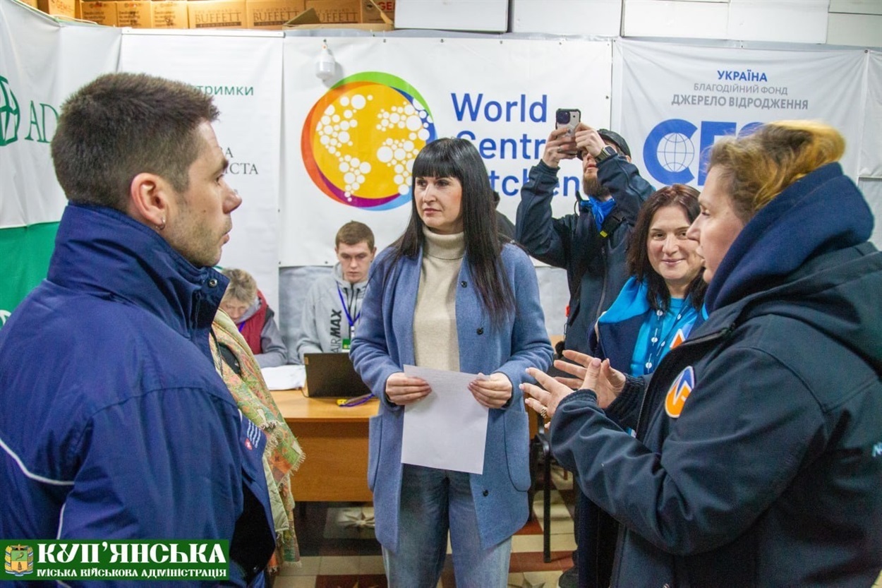 Міжнародні партнери відвідали Центр підтримки куп’янчан у Харкові