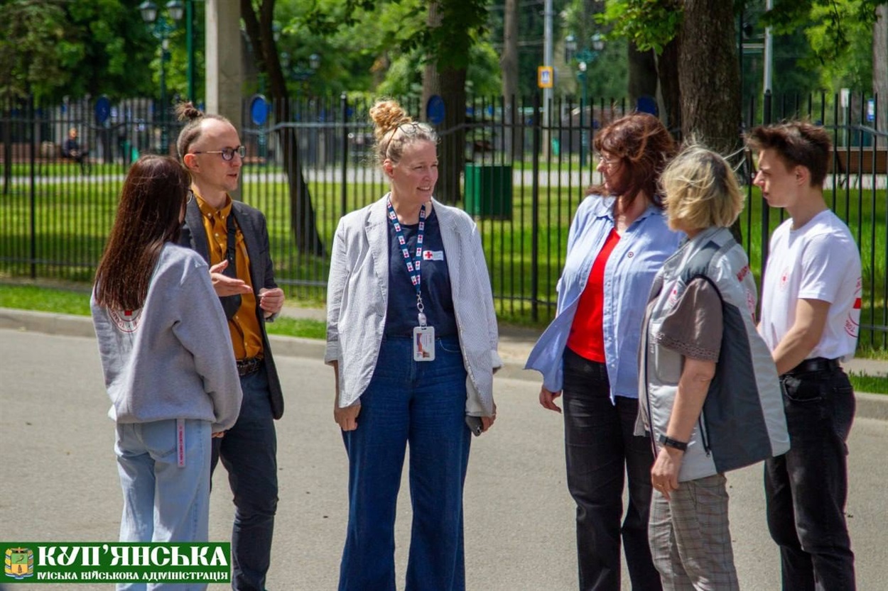 Куп’янська громада продовжує співпрацю з Червоним Хрестом