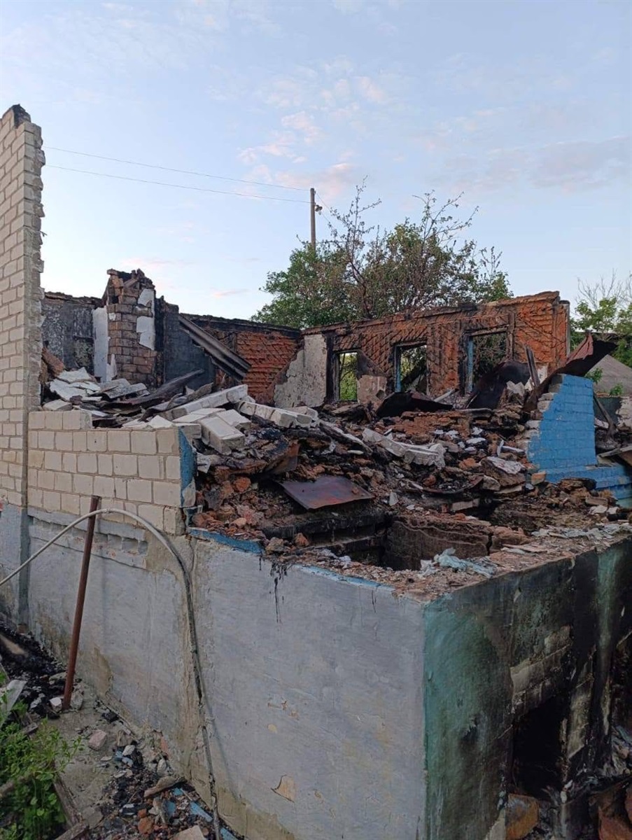Наслідки обстрілу у Шевченківській громаді