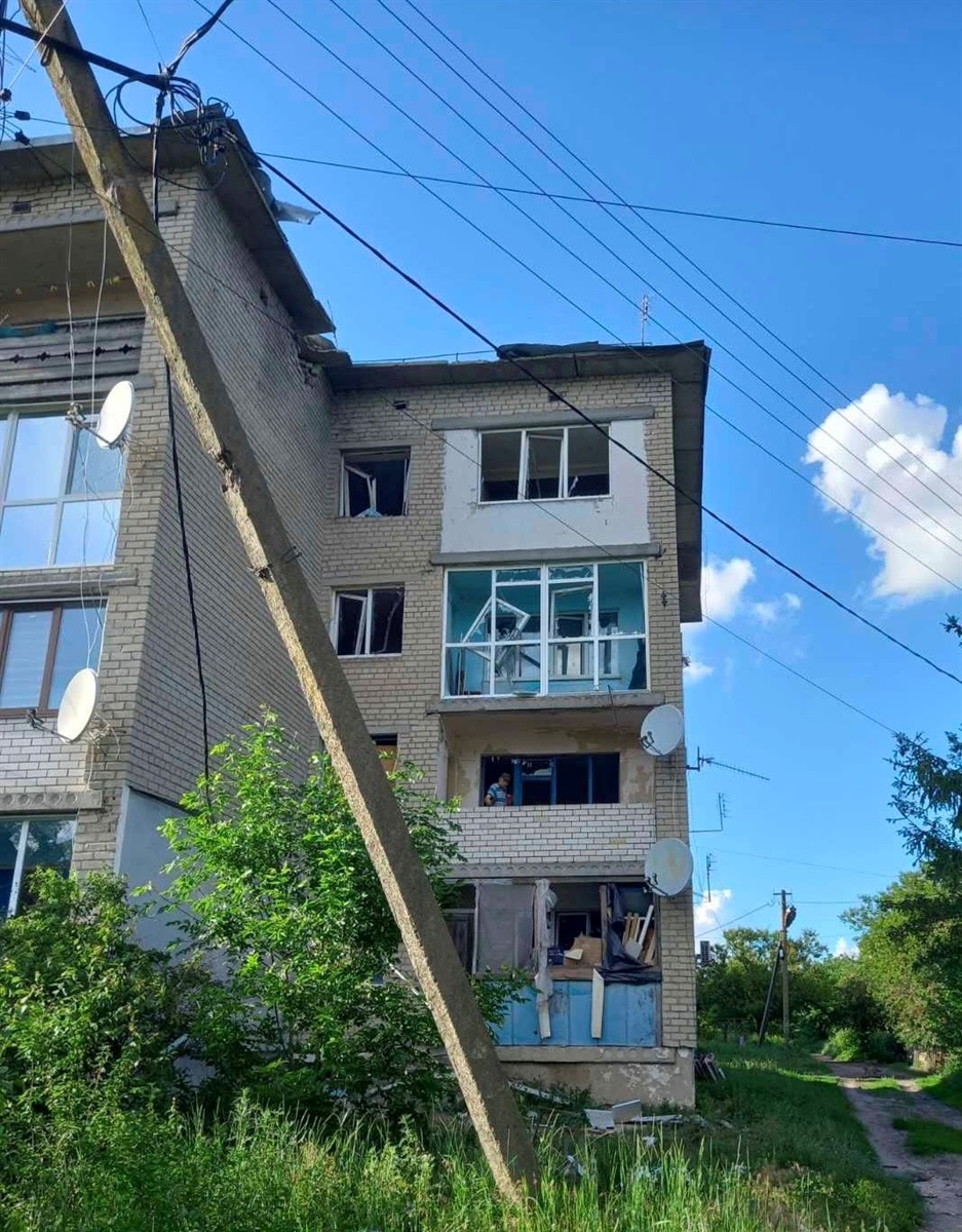 Наслідки обстрілу у Шевченківській громаді