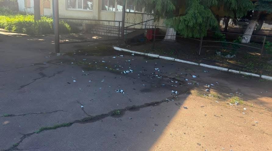 Наслідки обстрілів селище Великий Бурлук