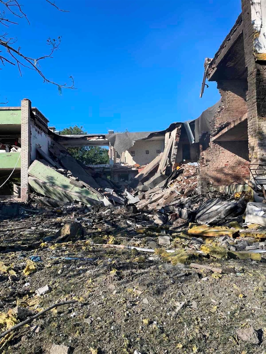 Наслідки обстрілу у Шевченковому