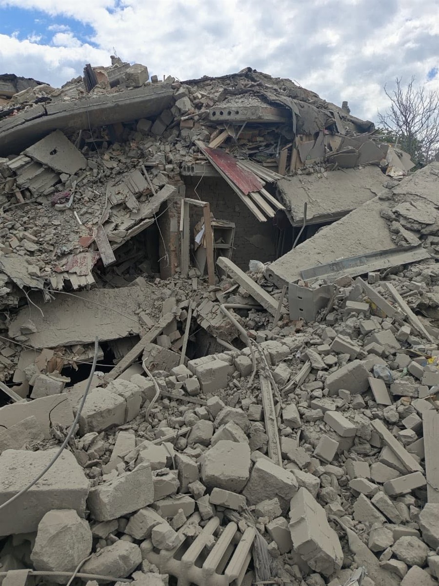 Наслідки обстрілу у с.Старовірівка