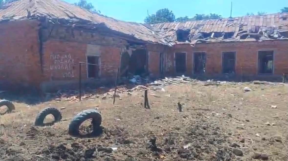 Наслідки обстрілу у с.Просянка