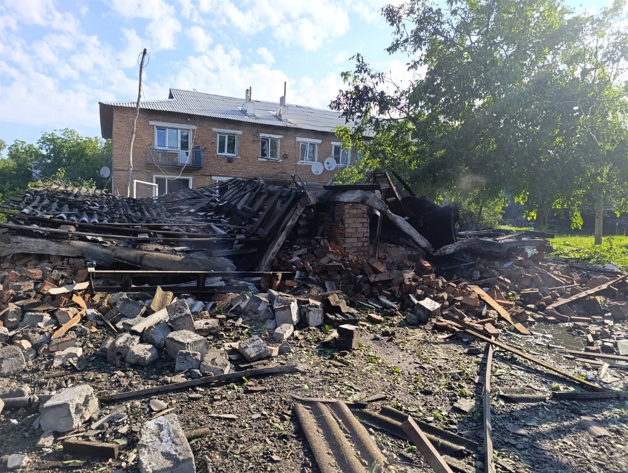 Наслідки обстрілу у Шевченківській громаді