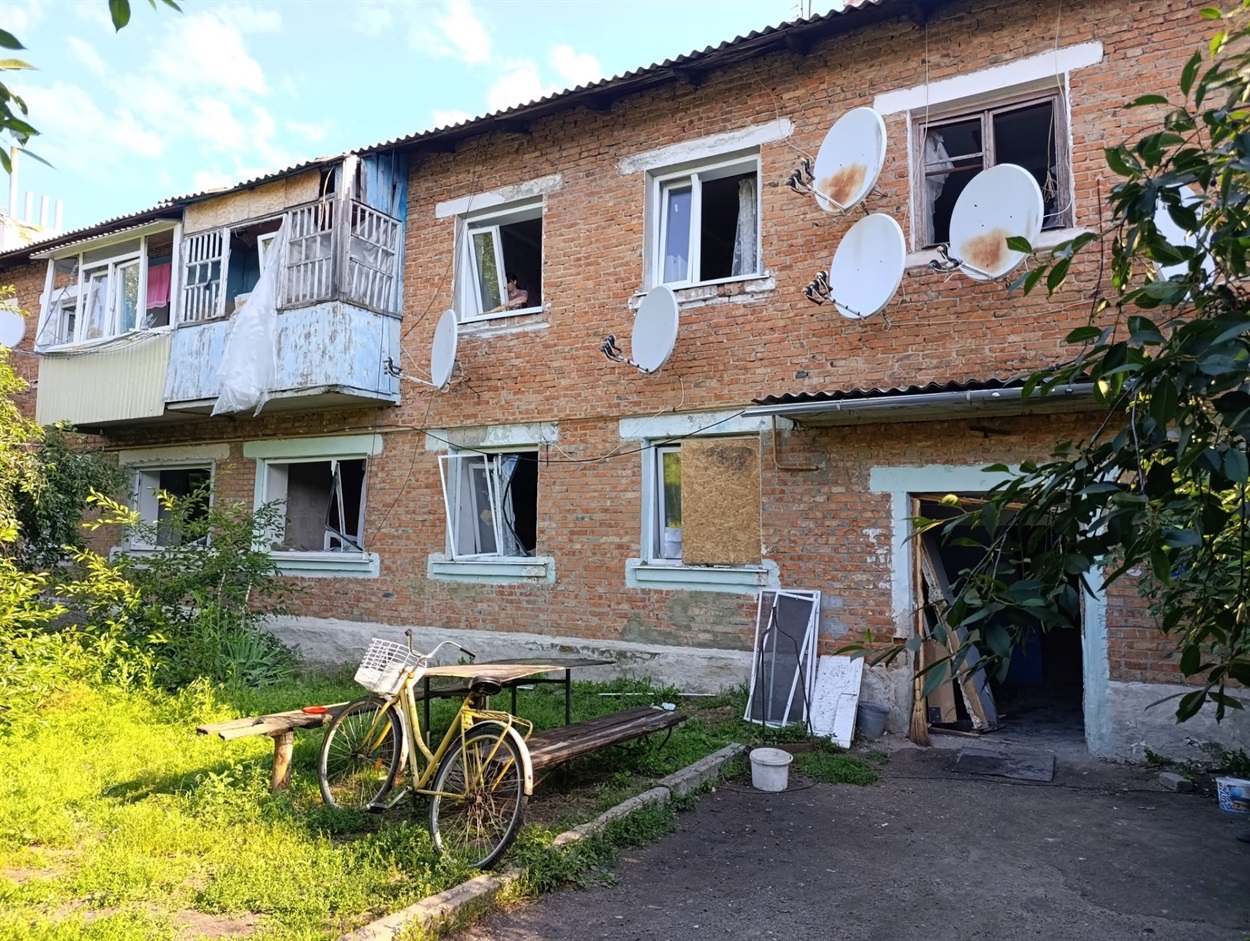 Наслідки обстрілу у Шевченківській громаді