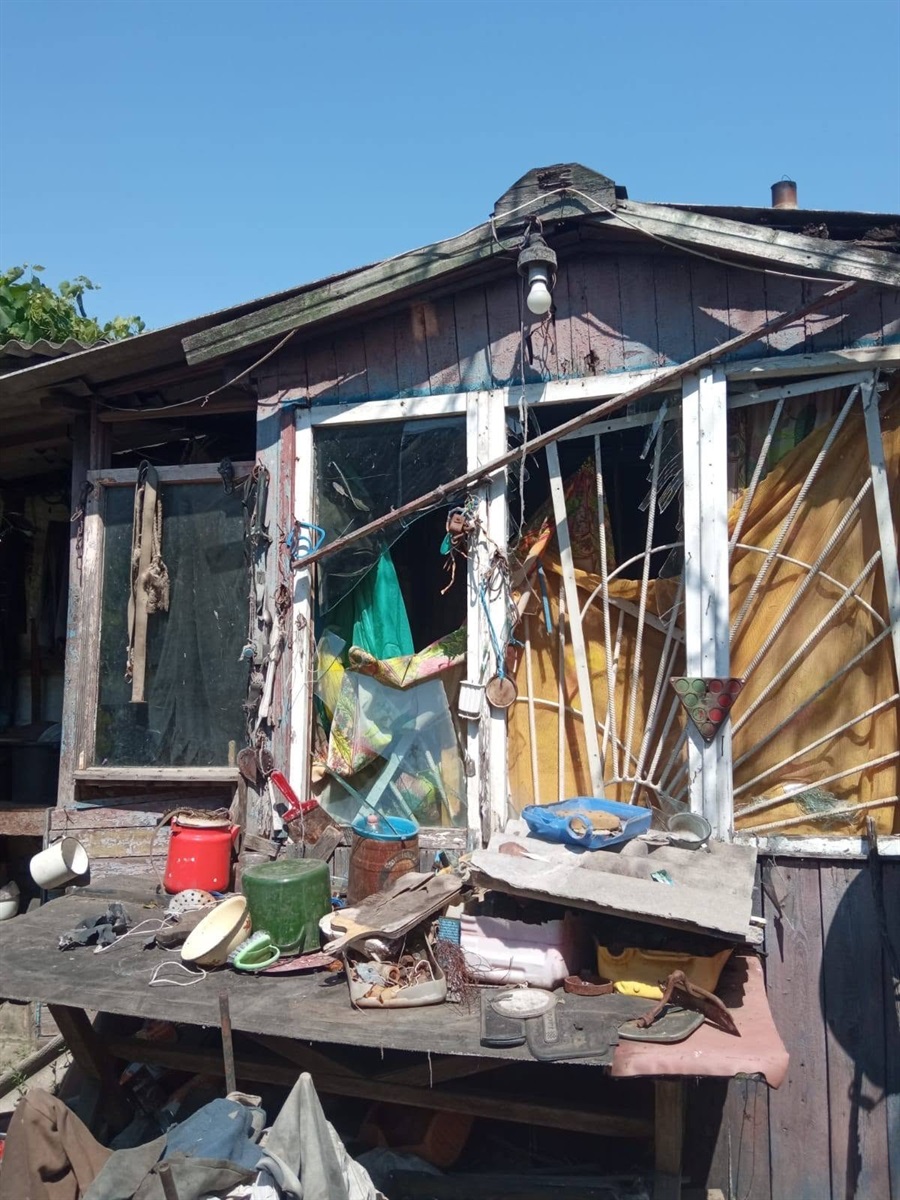 Наслідки обстрілу у Шевченківській громаді
