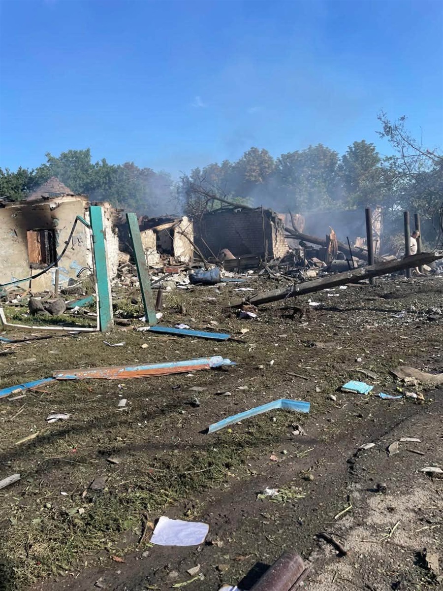 Наслідки обстрілу Шевченкового
