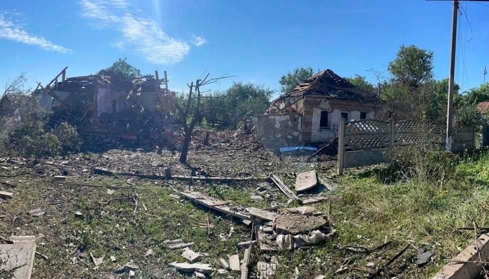 Наслідки обстрілу селища Шевченкове